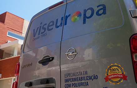 Aplicação técnica em cobertura